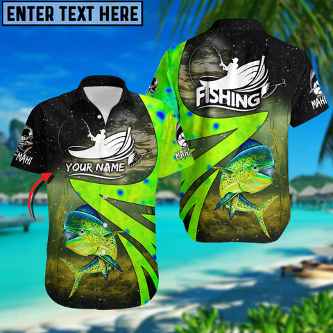 Maxcorners Fishing Mahi-Mahi Skin Customize Name 3D Shirts