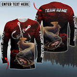 Maxcorner Catfish Fishing  Personalized 3D Long Sleeve Shirt