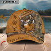 Maxcorners Deer Hunting Camouflage Pattern Personalized Name 3D Cap (5 colors)