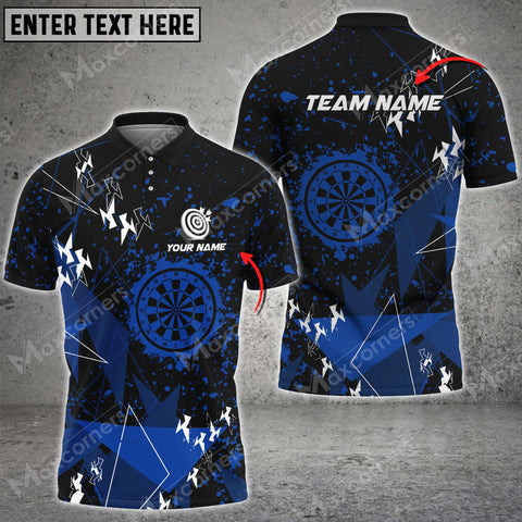 Maxcorners Darts Lightning Color Options Personalized Name, Team Name 3D Shirt