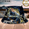 Maxcorners Fishing Tribal Splash Lure Personalized 3D Bucket Hat (12 Fish Species)