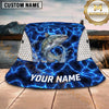 Maxcorners Fishing Electric Water Glow Personalized 3D Bucket Hat (12 Fish Species)