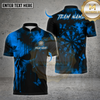 Maxcorners Darts Shirt Skull Butterfly Dartboard Multioptions Personalized Name, Team Name Unisex 3D Shirt (4 Colors)