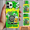 Maxcorners Darts Phone Case Funny Cartoon Target Board Beer Mug Honeycomb Mesh Splatter Personalized Name Multi Options Cover (7 Colors)