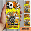 Maxcorners Darts Phone Case Funny Cartoon Target Board Beer Mug Honeycomb Mesh Splatter Personalized Name Multi Options Cover (7 Colors)