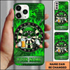 Maxcorners Darts Phone Case Target Board Character Bandana Sunglasses Holding Beer Mug Fiery Flames Personalized Name Multi Options Cover (7 Colors)