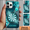 Maxcorners Darts Phone Case Steel Arrow Hit Bullseye Smoke Explosive Splash Honeycomb Camo Target Board Personalized Name Multi Options Cover (7 Colors)