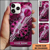 Maxcorners Darts Phone Case Camo Steel Arrow Hit Bullseye Smoke Clouds Metallic Plate Target Board Personalized Name Multi Options Cover (7 Colors)