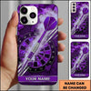 Maxcorners Darts Phone Case Camo Steel Arrow Hit Bullseye Smoke Clouds Metallic Plate Target Board Personalized Name Multi Options Cover (7 Colors)