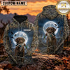 Maxcorners Moonlit Retriever Duck Hunting Personalized Name 3D Hoodie (8 Hunting Dog Options)