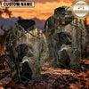 Maxcorners Dark Woodland Retriever Duck Hunting Personalized Name 3D Hoodie (8 Hunting Dog Options)