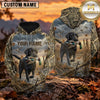 Maxcorners Misty Morning Retriever Duck Hunting Personalized Name 3D Hoodie (8 Hunting Dog Options)