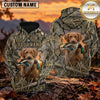 Maxcorners Realistic Retriever Portrait Duck Hunting Personalized Name 3D Hoodie (8 Hunting Dog Options)