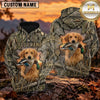 Maxcorners Realistic Retriever Portrait Duck Hunting Personalized Name 3D Hoodie (8 Hunting Dog Options)