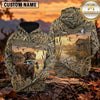 Maxcorners Golden Wetland Duck Hunting Dog Personalized Name 3D Hoodie (8 Hunting Dog Options)