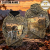 Maxcorners Golden Wetland Duck Hunting Dog Personalized Name 3D Hoodie (8 Hunting Dog Options)