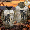 Maxcorners Misty Wetland Retriever Duck Hunting Personalized Name 3D Hoodie (8 Hunting Dog Options)
