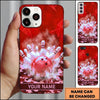 Maxcorners Bowling Phone Case Frost Ice Ball Pins Strike Smoke Camouflage Camo Pattern Shards Personalized Name Multi Options Cover (7 Colors)