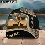 Maxcorners Premium Couple Deer Hunting Buck& Doe Collab Artist Classic Personalized Cap