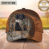 Maxcorners Duck Hunting Dog Pintail Retriever Marsh Camo Multiple Options Personalized Name Hunting Cap