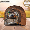 Maxcorners Duck Hunting Dog Pintail Retriever Marsh Camo Multiple Options Personalized Name Hunting Cap