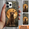 Maxcorners Golden Moonlight Retriever Duck Hunting Multiple Dog Breeds Personalized Name Phone Case