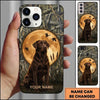 Maxcorners Golden Moonlight Retriever Duck Hunting Multiple Dog Breeds Personalized Name Phone Case
