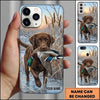 Maxcorners Waterfowl Retrieval Action Duck Hunting Multiple Dog Breeds Personalized Name Phone Case