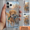 Maxcorners Waterfowl Retrieval Action Duck Hunting Multiple Dog Breeds Personalized Name Phone Case