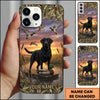 Maxcorners Twilight Duck Hunting Landscape Duck Hunting Multiple Dog Breeds Personalized Name Phone Case