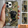Maxcorners Dynamic Flying Ducks Splash Duck Hunting Multiple Dog Breeds Personalized Name Phone Case