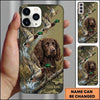 Maxcorners Dynamic Flying Ducks Splash Duck Hunting Multiple Dog Breeds Personalized Name Phone Case