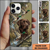 Maxcorners Dynamic Flying Ducks Splash Duck Hunting Multiple Dog Breeds Personalized Name Phone Case