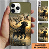 Maxcorners Action Retriever Duck Chase Duck Hunting Multiple Dog Breeds Personalized Name Phone Case