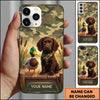 Maxcorners Cute Retriever Duck Companion Duck Hunting Multiple Dog Breeds Personalized Name Phone Case