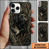 Maxcorners Realtree Woodland Retriever Duck Hunting Multiple Dog Breeds Personalized Name Phone Case