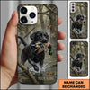 Maxcorners Splashing Duck Retrieval Duck Hunting Multiple Dog Breeds Personalized Name Phone Case