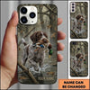 Maxcorners Splashing Duck Retrieval Duck Hunting Multiple Dog Breeds Personalized Name Phone Case