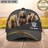 Maxcorners Hunting Style Metal Mesh Cap Personalized Name 3D Cap