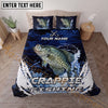 Maxcorners Fishing Anchor Wave Personalized Name Unisex 3D Bedding Set