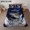 Maxcorners Fishing Anchor Wave Personalized Name Unisex 3D Bedding Set