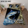 Maxcorners Fishing Camouflage Adventure Personalized Name Unisex 3D Bedding Set