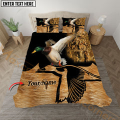 Maxcorners Hunting Wilderness Soul Bedding Set 3D Print Custom Name (Deer/Moose/Boar/Duck)