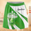 Maxcorners Bowling Lucky Green Strike Personalized 3D Skort, Skirts With Shorts