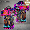 Maxcorners Dart Shirt Funny Wolf Graffiti Style Multioptions Personalized Name, Team Name Unisex 3D Shirt (4 Colors)
