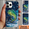 Maxcorners Fishing Phone Case Dynamic Water Motion Custom Name Phone Case