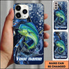 Maxcorners Fishing Phone Case Floral Coastal Adventure Custom Name Phone Case