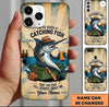 Maxcorners Fishing Phone Case Beer And Fishing Theme Custom Name Phone Case