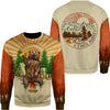 Maxcorners 3D All Over Printed Shirt Camping Sunrise Bear Hoodie, Zip Hoodie, Sweater, Tee