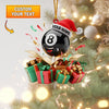 Maxcorners Billiard Couple Pool Balls Christmas Ornament 2025